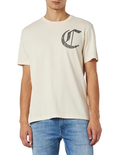 Champion Herren Rochester 1919 Pop Punk - S-s Crewneck T Shirt, Beige Chiaro, M EU von Champion