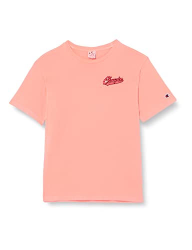 Champion Herren Rochester 1919 Retro Resort Crewneck S-s T-Shirt, Glänzendes Rosa (Dvkf), Small von Champion