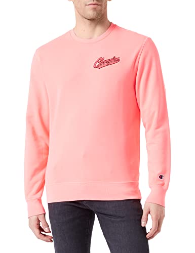 Champion Herren Rochester 1919 Retro Resort Crewneck Sweatshirt, Glänzendes Rosa (Dvkf), M von Champion