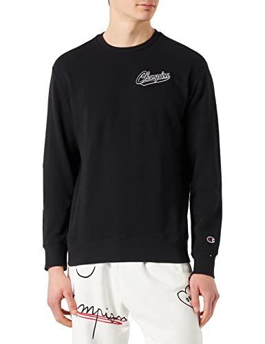 Champion Herren Rochester 1919 Retro Resort Crewneck Sweatshirt, Schwarz, L von Champion