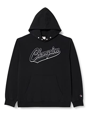 Champion Herren Rochester 1919 Retro Resort Kapuzenpullover, Schwarz, XL Champion Herren Rochester 1919 Retro Resort Kapuzenpullover, Schwarz, XL von Champion