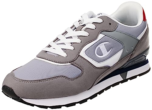 Champion Herren Run 85 Sneakers, Grigio Bianco Rosso Blu Es001, 44 EU von Champion