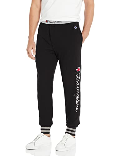 Champion Herren Schlafhose Waffle Rib Cuff Pyjamaunterteil, Neu Ebenholz, Medium von Champion