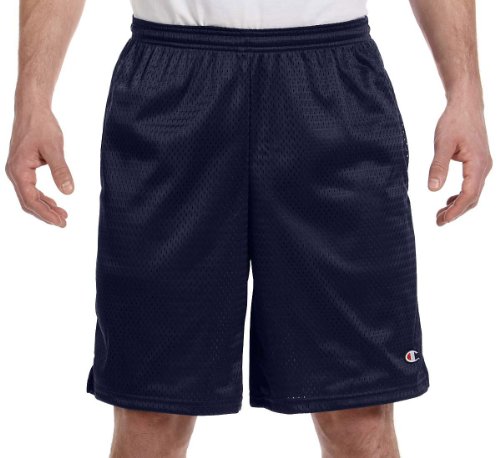 Champion Herren Shorts Lange Netz-shorts mit Taschen, Navy, S Champion Herren Shorts Lange Netz-shorts mit Taschen, Navy, S von Champion