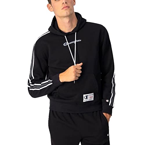 Champion Herren Sport Tech Kapuzenpullover, Schwarz, M von Champion