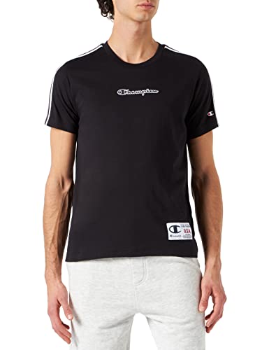 Champion Herren Sport Tech S-S T-Shirt, Schwarz, S von Champion