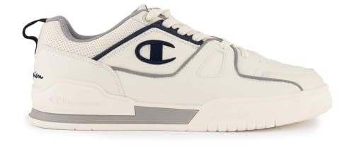 Champion Herren Sportschuhe/Low Sneaker 3 Point Weiß Textil-Synthetik-Mix, Größe:41, Farbauswahl:weiß von Champion