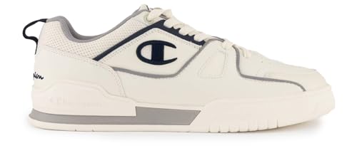 Champion Herren Sportschuhe/Low Sneaker 3 Point Weiß Textil-Synthetik-Mix, Größe:46, Farbauswahl:weiß von Champion