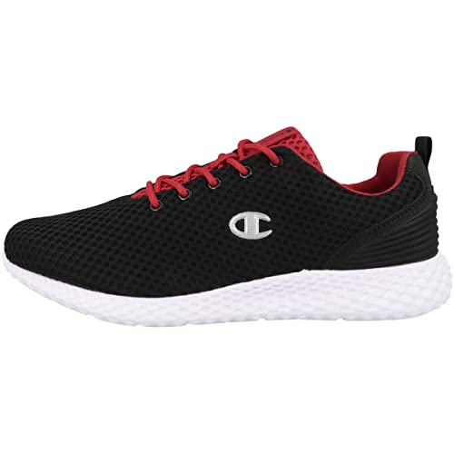 Champion Herren Sprint Sneakers, Schwarz Rot Kk001, 44 EU von Champion