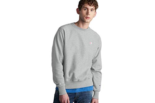 Champion Herren ters dokuma Sweatshirt, Oxford Gray, L EU von Champion