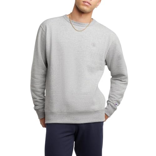 Champion Herren Powerblend Pullover Sweatshirt, Oxford Grey, XX-Large von Champion