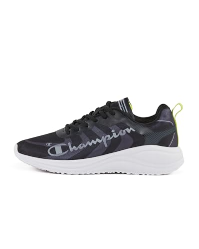 Champion Herren Syphon Script Low Sneakers, Schwarz Zitrone Kk003, 44 EU von Champion