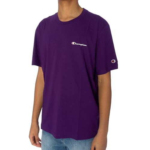 Champion Herren T-Shirt 220264 Shirt, violett, XL von Champion