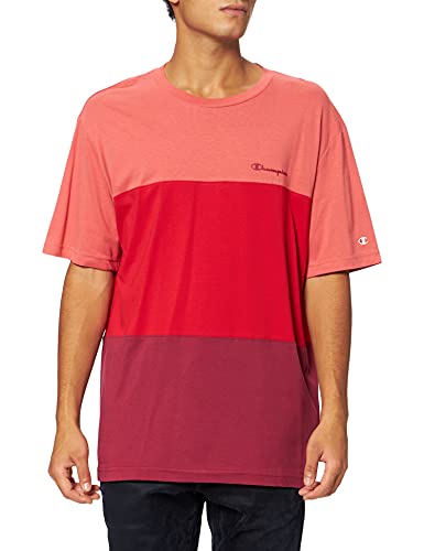 Champion Herren T-Shirt Color Mix, Bordeaux, L von Champion