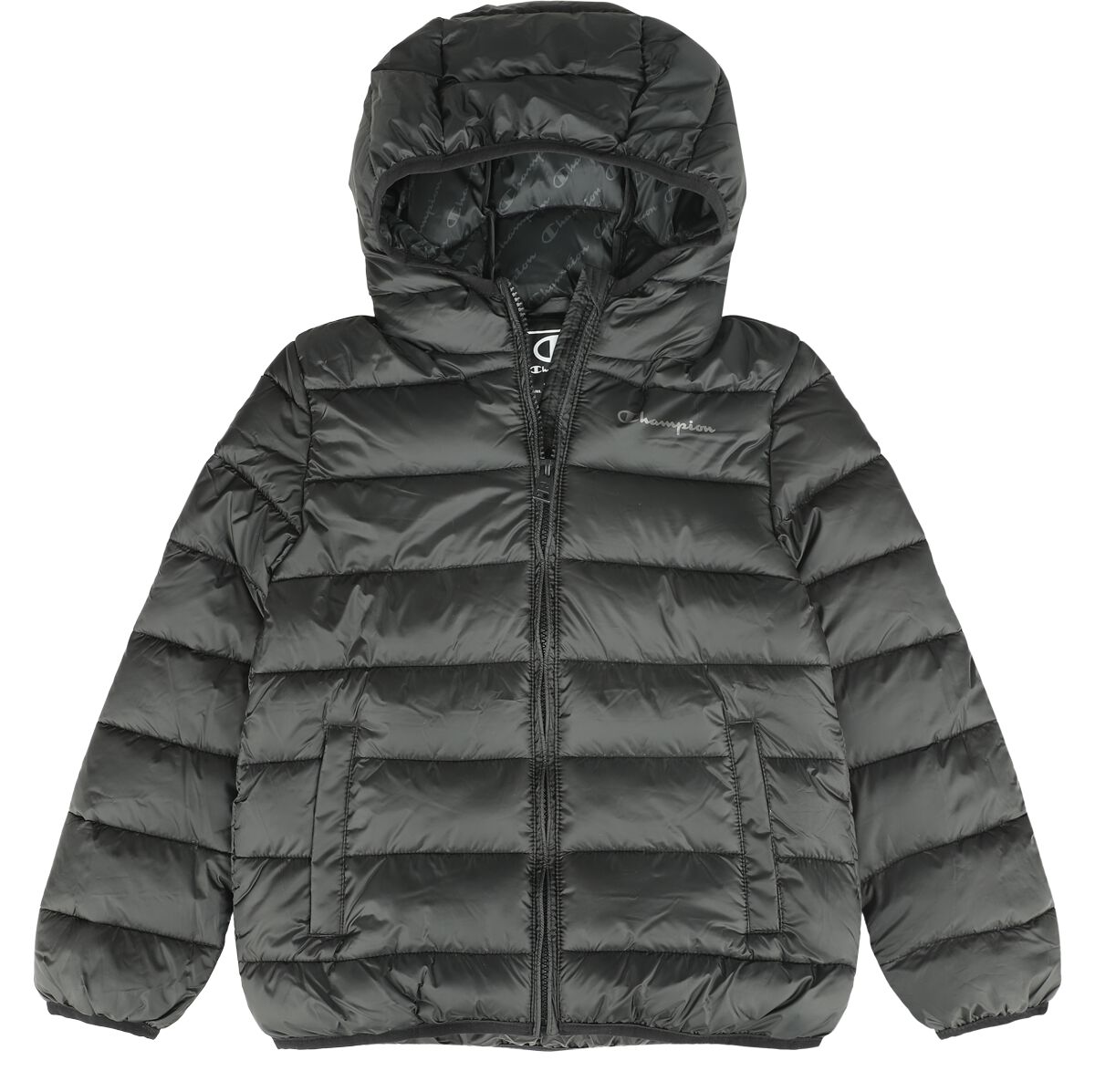 Champion Jacke für Kinder - Legacy PU Coated Ripstop Jacket - für Jungen - schwarz von Champion