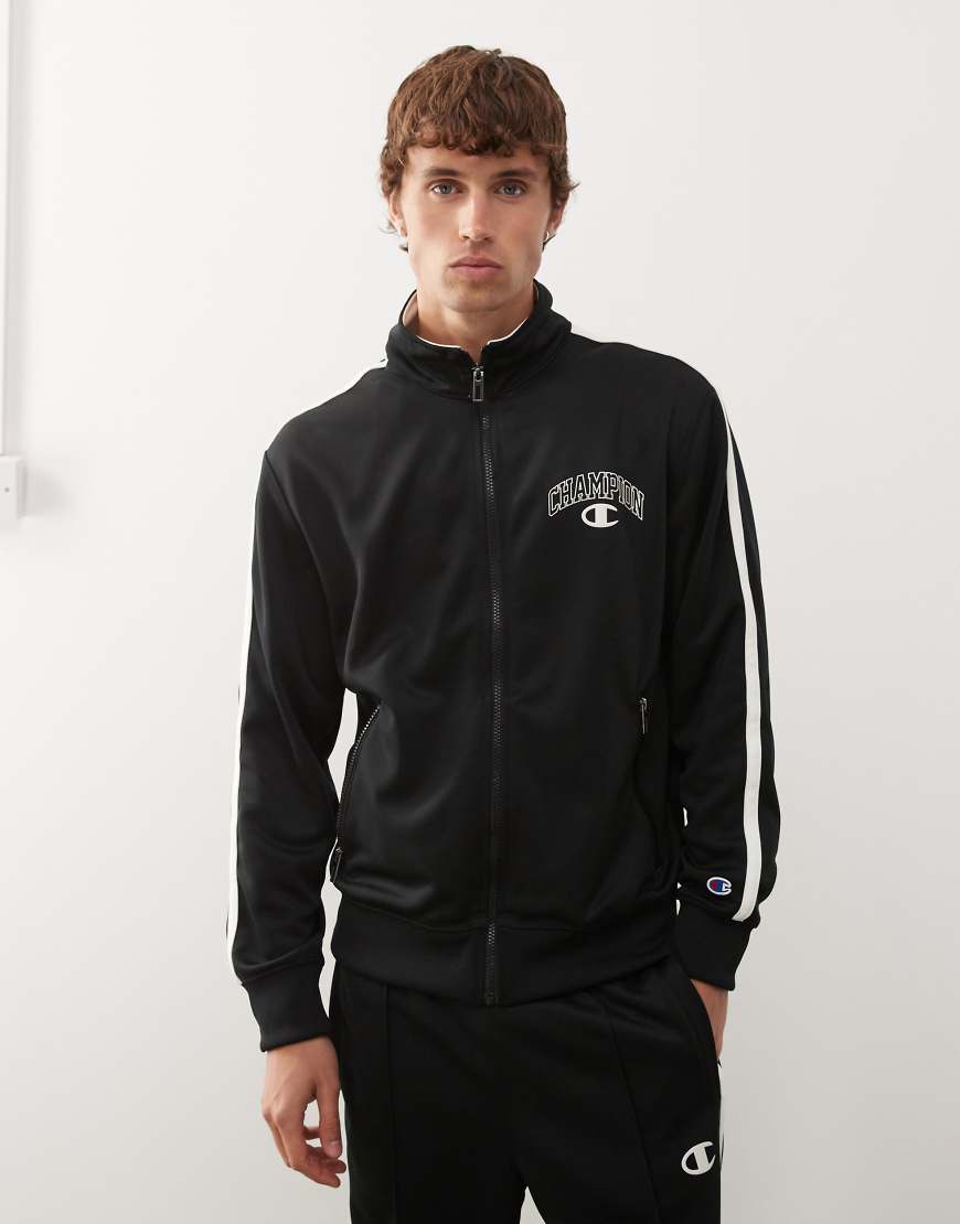 Champion - Jacke in Schwarz mit Rückenprint von Champion