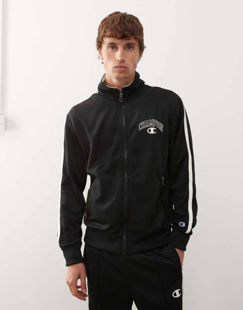 Champion - Jacke in Schwarz mit Rückenprint von Champion