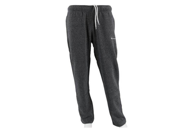 Champion Jogginghose Authentic Straight Hem Pants aus Baumwolle lang dunkelgrau Herren von Champion