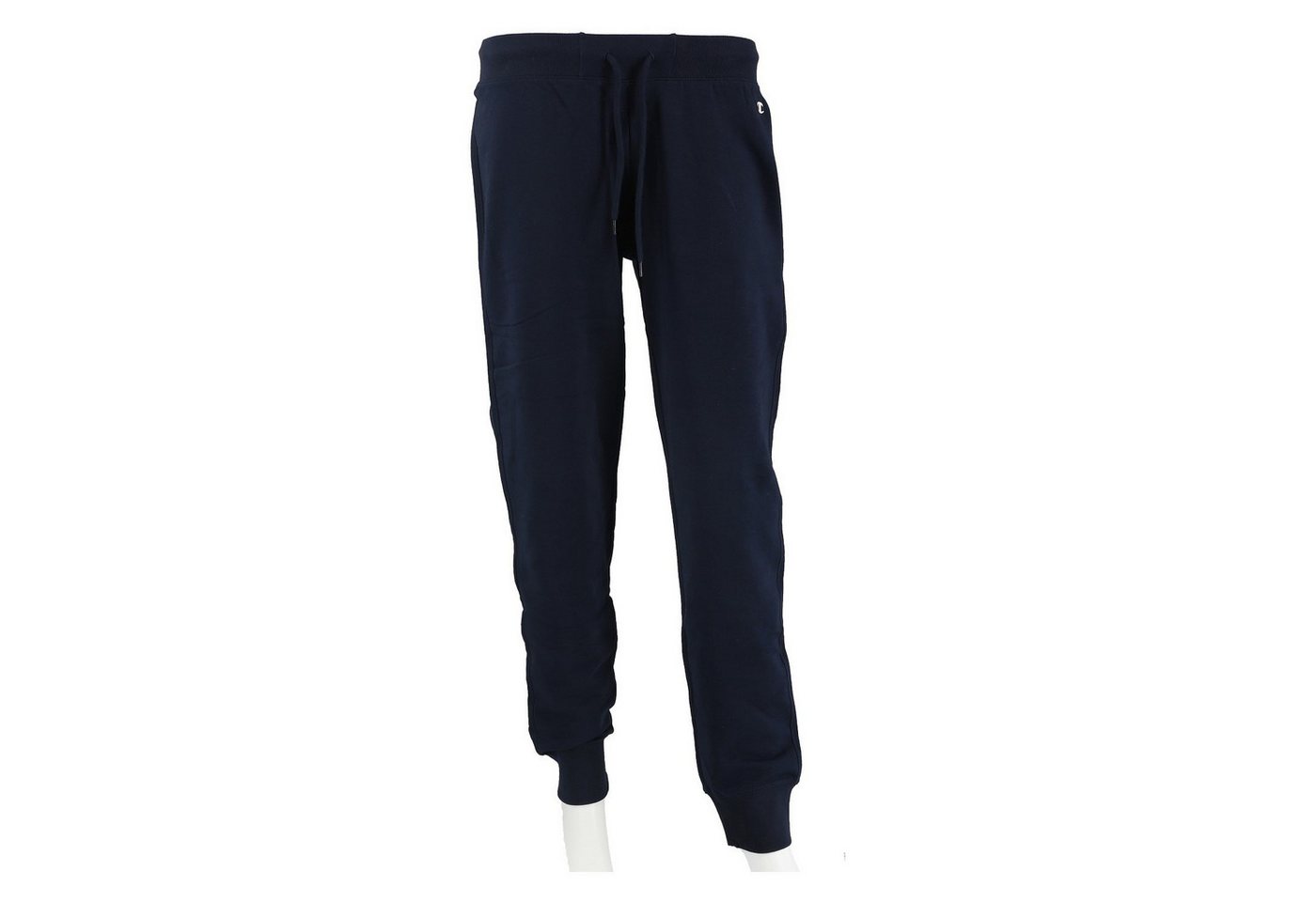 Champion Jogginghose Freizeithose Rib Cuff Small Print navy Damen von Champion