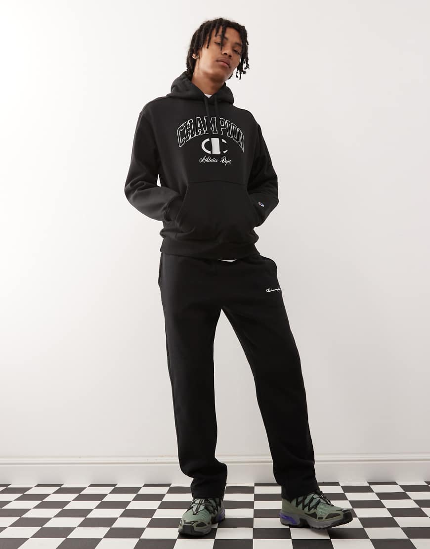Champion - Jogginghose in Schwarz mit geradem Bein Champion - Jogginghose in Schwarz mit geradem Bein von Champion