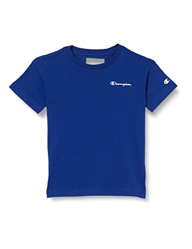 Champion Jungen Eco Future Light Jersey S/S T-Shirt, Blau (College), 13-14 Jahre von Champion