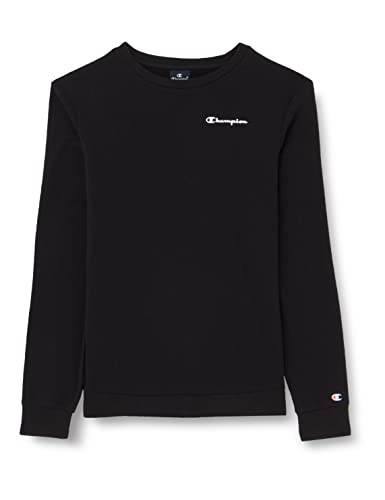 Champion Jungen Legacy American Classics-Ultra Light Powerblend Terry Small Logo Crewneck Hoodie, Nero, 13-14 anni von Champion