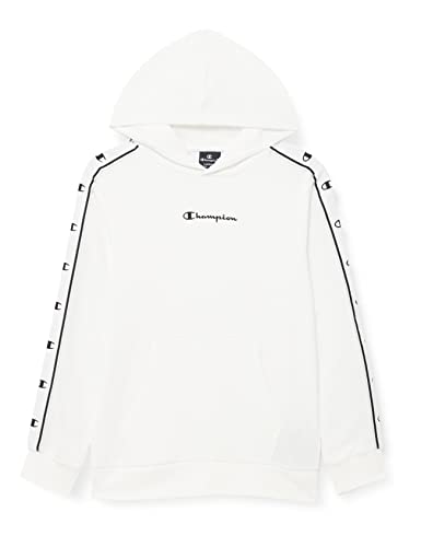 Champion Jungen Legacy American Tape-Powerblend Hooded Sweatshirt, Bianco, 15-16 anni von Champion