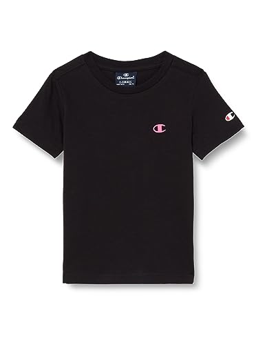 Champion Jungen Legacy Basics B-S-s Crewneck T-Shirt, Schwarz, 9-10 Jahre von Champion