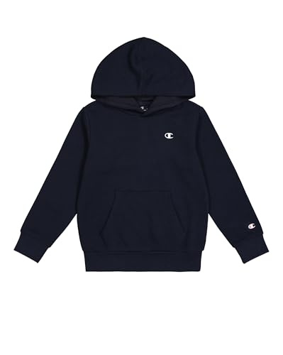 Champion Jungen Legacy Basics B-Ultralight Powerblend Fleece Hooded Sweatshirt, Marineblau, 15-16 Jahre von Champion