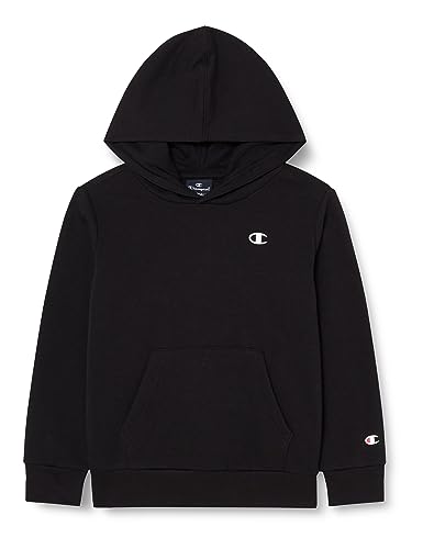 Champion Jungen Legacy Basics B-Ultralight Powerblend Fleece Kapuzenpullover, Schwarz, 3-4 Jahre von Champion