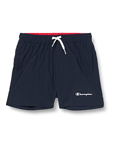 Champion Jungen Legacy Beachshorts Ac Small Logo Badehose, Blau Ton in Ton, 3-4 Jahre von Champion