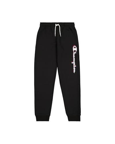 Champion Jungen Legacy Boy-Big Logo Sweatpants Trainingshose, Schwarz (Kk001), 7-8 Jahre von Champion