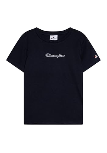 Champion Jungen Legacy Boy-Graphic Crewneck with Large Logo T-Shirt, Blau (Bs501), 15-16 Jahre von Champion