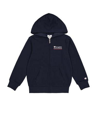 Champion Jungen Legacy Boy-Graphic Full Zip Hoodie Kapuzenpullover, Blau (Bs501), 13-14 Jahre von Champion