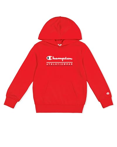 Champion Jungen Legacy Boy-Graphic Hoodie Kapuzenpullover, Rot (Rs011), 15-16 Jahre von Champion