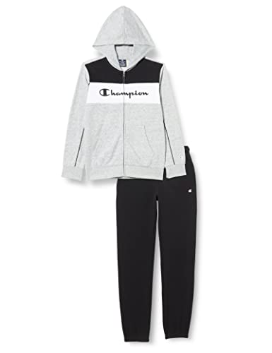 Champion Jungen Legacy Classic Small Logo Straight Hem Jogginghose, (Grau Melange/Schwarz), 11-12 Jahre von Champion