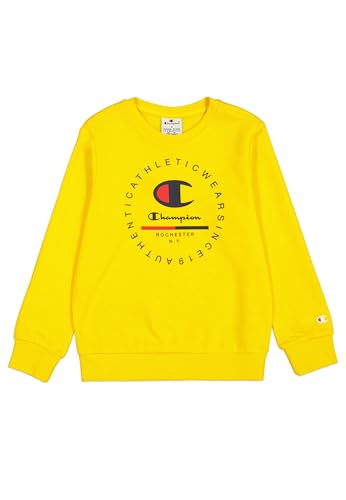 Champion Jungen Legacy Graphic Shop B (306838) -Ultra-Light Soft Compact Powerblend Fleece Crewneck Hoodie, Gelb (YS079), 15-16 Years von Champion