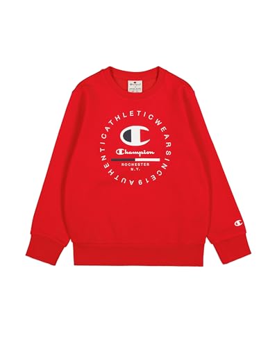 Champion Jungen Legacy Graphic Shop B (306838) -Ultra-Light Soft Compact Powerblend Fleece Crewneck Hoodie, Rot (RS011), 15-16 Years von Champion