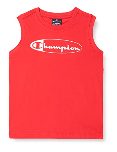 Champion Jungen Legacy Graphic Shop S/L Tanktop, rot, 3-4 Jahre von Champion