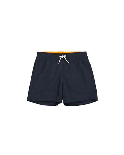 Champion Jungen Legacy Icons Beachshorts B-Crinkle Taslon Small Script Logo Badehose, Marineblau, 11-12 Jahre von Champion