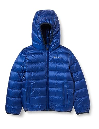 Champion Jungen Legacy Outdoor K-Light Wr Hooded Wattierte Jacke, Maritimes Blau, 13-14 Jahre von Champion