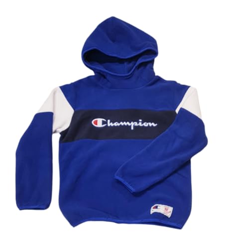 Champion Jungen Legacy Retro Sport B (306865) -Filament Polar Fleece (240gr) Kapuzenpullover, Blau (BS008), 15-16 Years von Champion
