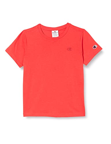 Champion Jungen Rochester 1919 C-Logo Crewneck S-s T-Shirt, Scarlet Red (KOR), 11-12 Jahre von Champion