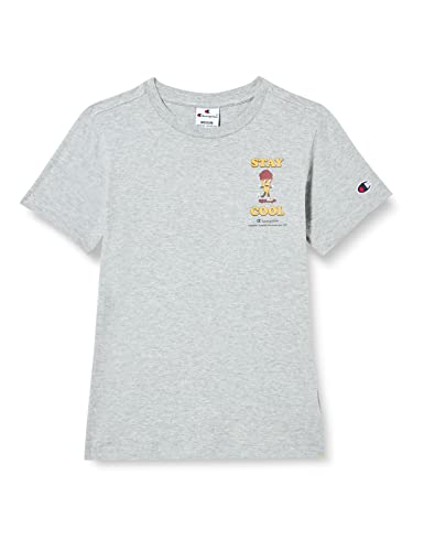 Champion Jungen Rochester 1919 Graphic Gallery S-s T-Shirt, Grau meliert (Nogm), 15-16 Jahre von Champion