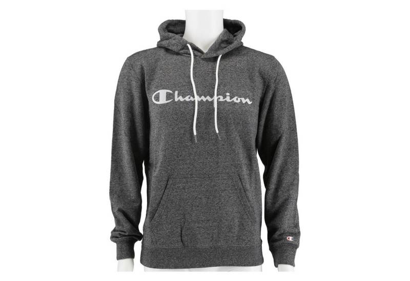 Champion Kapuzenpullover (Hoodie) Big Logo Print dunkelgrau meliert Herren von Champion