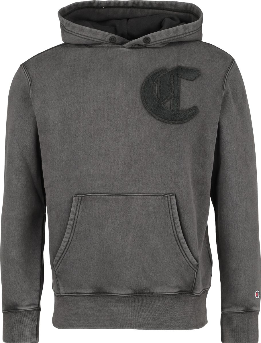 Champion Kapuzenpullover - Hooded Sweatshirt - S bis L - für Männer - Größe M - schwarz von Champion