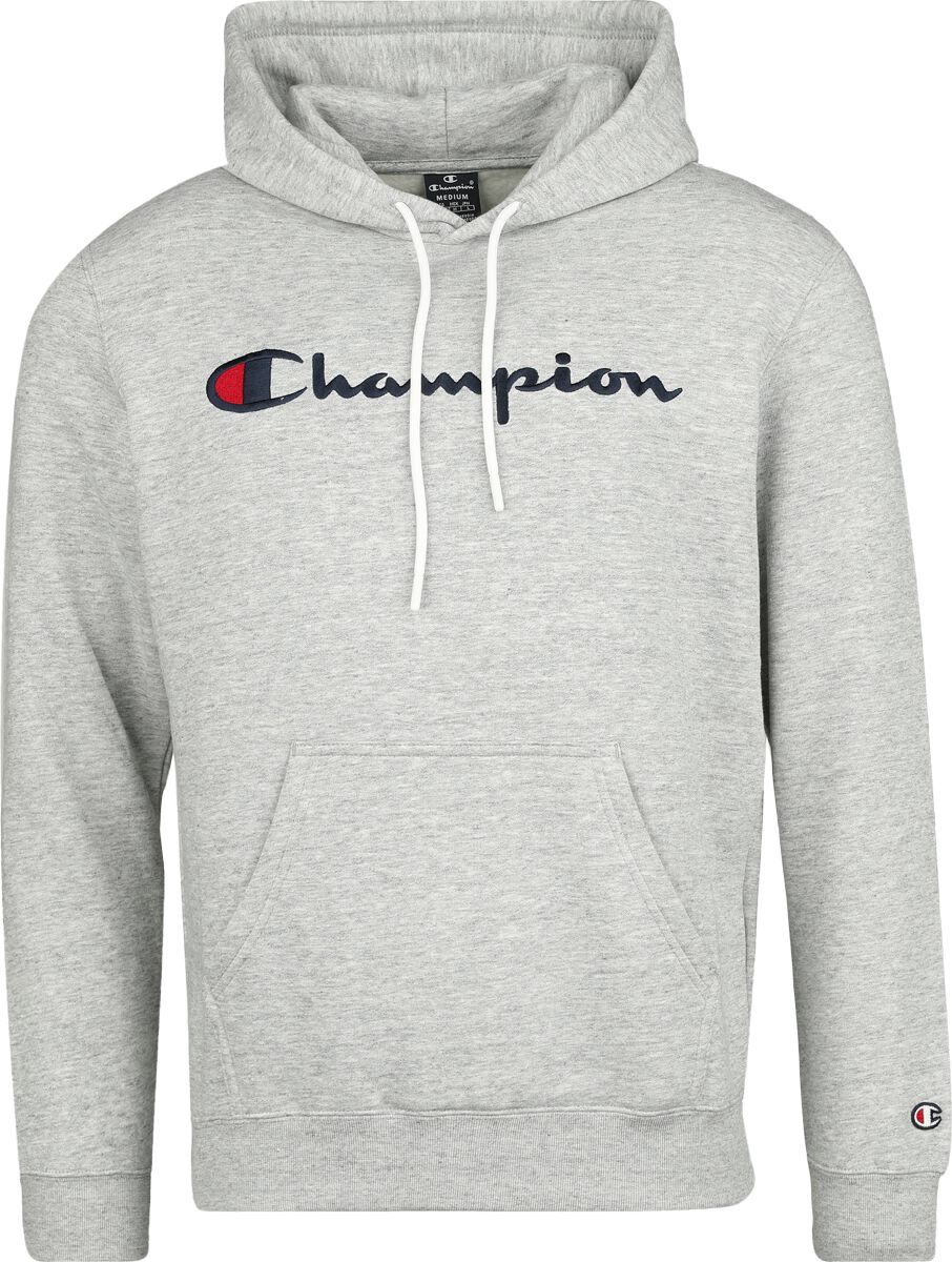 Champion Kapuzenpullover - Hooded Sweatshirt - S bis XXL - für Männer - Größe S - grau meliert von Champion