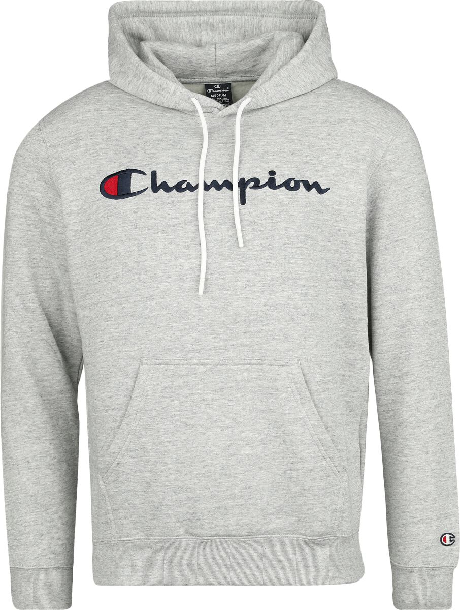 Champion Kapuzenpullover - Hooded Sweatshirt - S bis XXL - für Männer - Größe XL - grau meliert von Champion