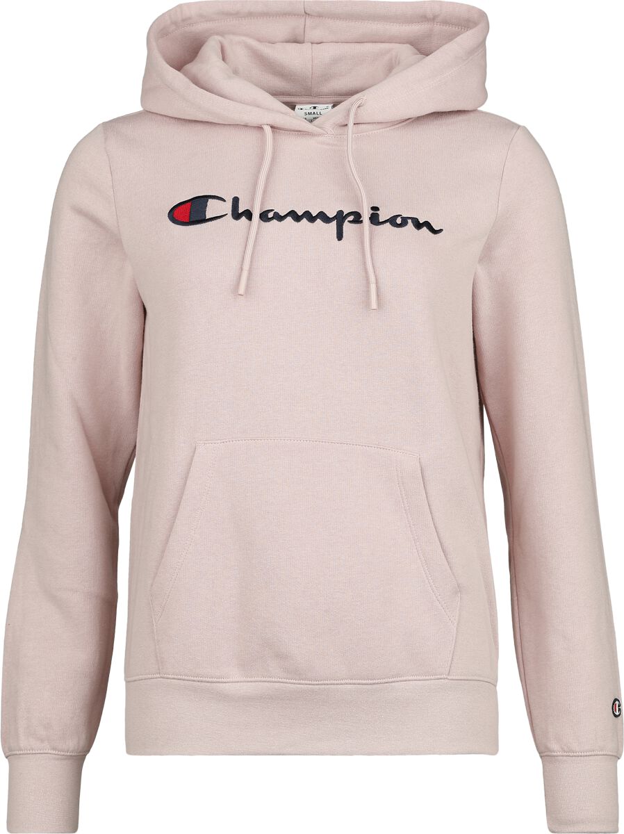 Champion Kapuzenpullover - Hooded Sweatshirt - XS bis M - für Damen - Größe XS - rosé von Champion