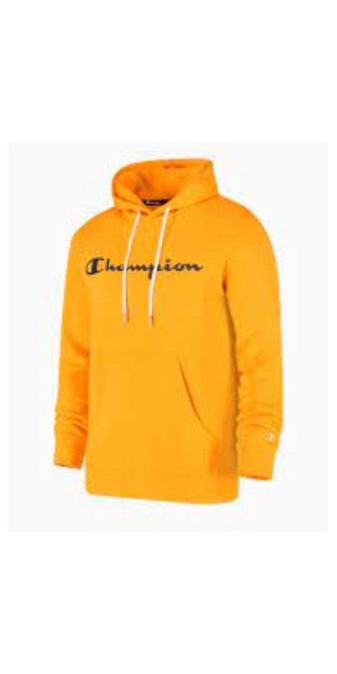 Champion Kapuzenpullover Hoodie Big Logo Print (gefüttert) sonnengelb Kinder von Champion